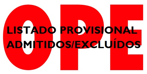 Se publican las listas provisionales de admitidos/excluídos para las Oposiciones de la Junata de Andalucía