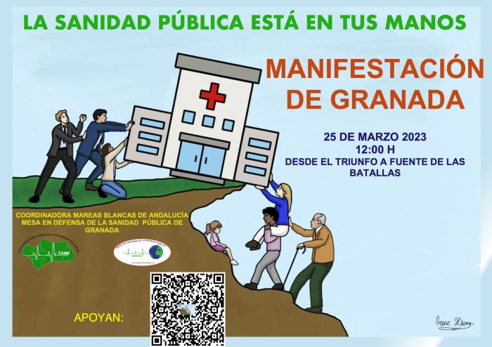 El Colegio de Granada se suma al manifiesto por una Sanidad Pública de calidad
