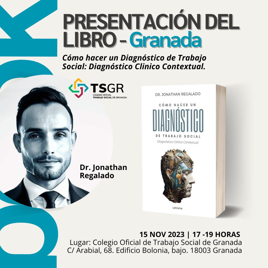 El Colegio acogerá la presentación del libro de Jonathan Regalado el próximo 15 de noviembre