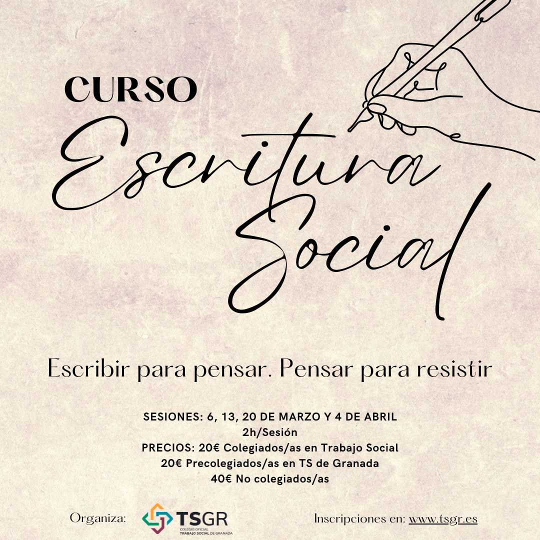 CURSO DE ESCRITURA SOCIAL