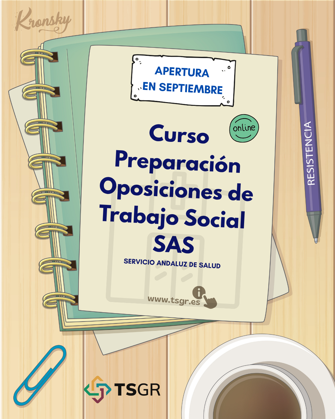Curso online de Preparación de Oposiciones de Trabajo Social en el Servicio Andaluz de Salud (SAS)