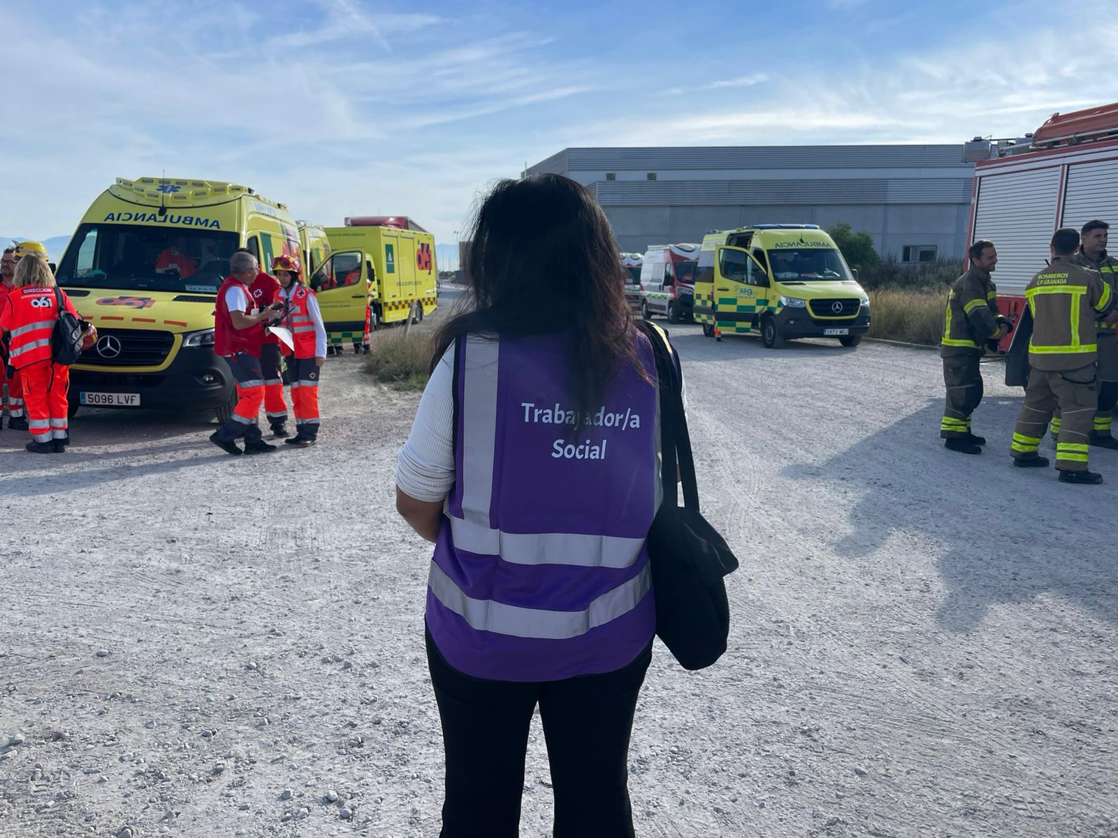 El GISE participa en el simulacro de un accidente aéreo en el aeropuerto de Granada