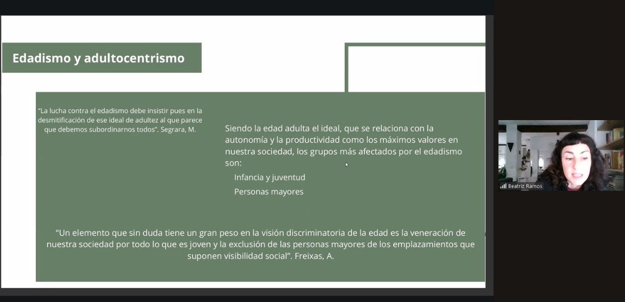 El Colegio celebra la 9ª webinar del ciclo ‘Intervención social’, dedicada a la lucha contra el edadismo