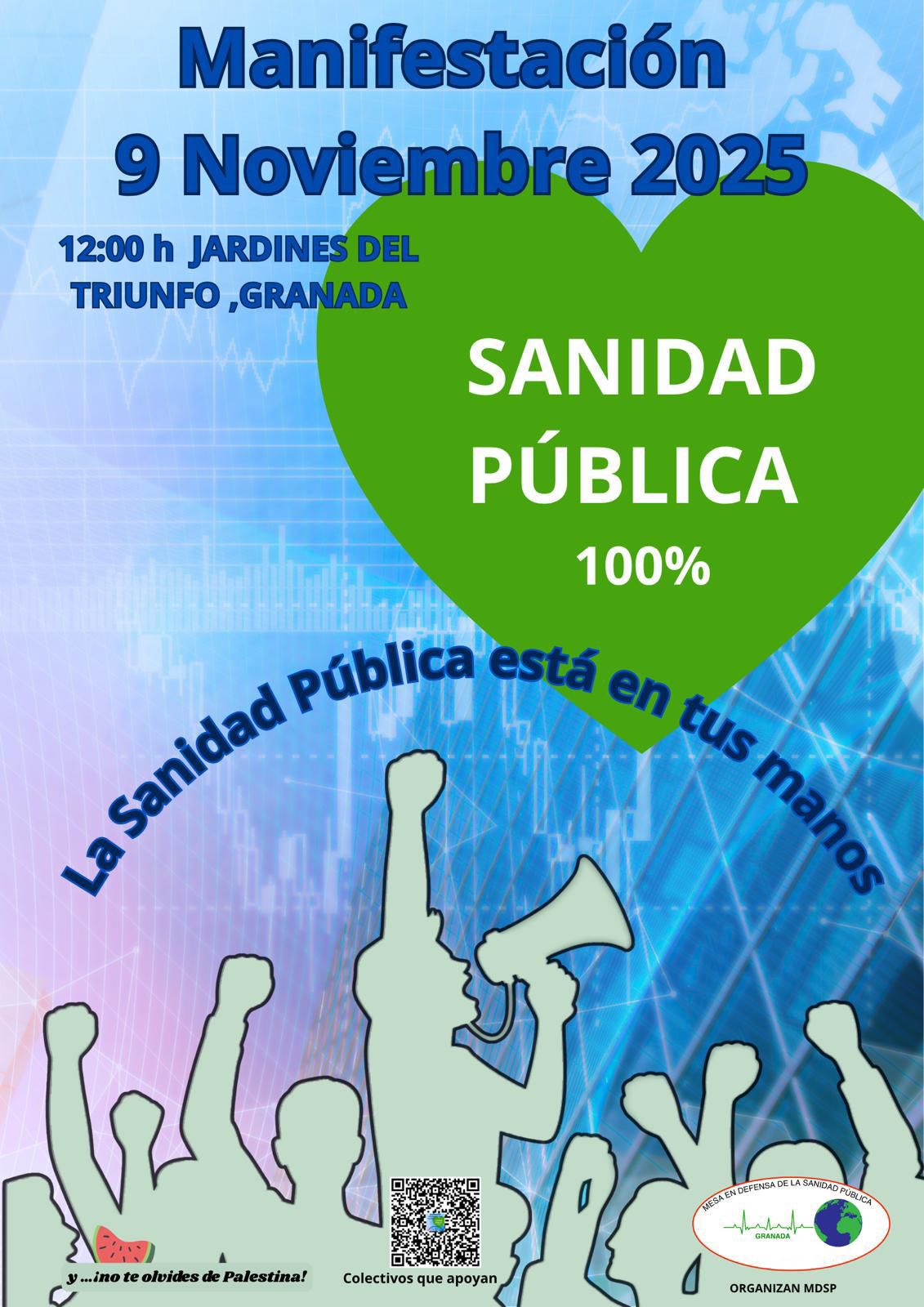 El Colegio apoya la manifestación convocada para el día 9 de noviembre en defensa de la sanidad pública