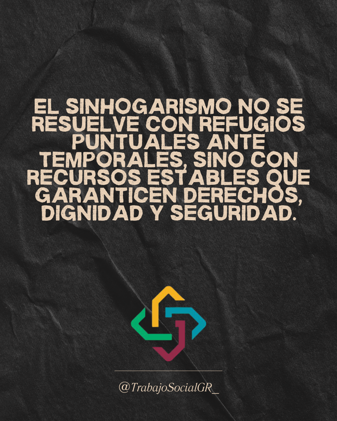 El sinhogarismo exige soluciones estables, no respuestas de emergencia puntuales