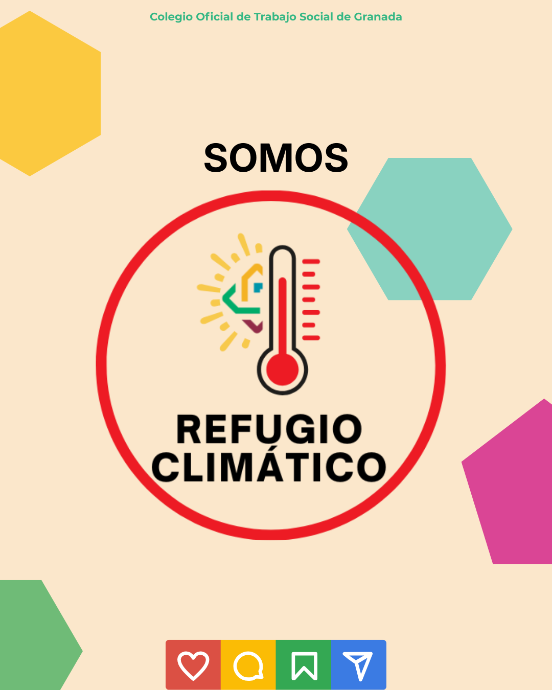 El Colegio Oficial de Trabajo Social de Granada vuelve a ser refugio climático este verano